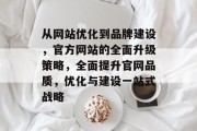 从网站优化到品牌建设，官方网站的全面升级策略，全面提升官网品质，优化与建设一站式战略