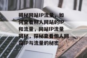 揭秘网站IP流量，如何查看别人网站的IP和流量，网站IP流量揭秘，探秘查看他人网站IP与流量的秘密