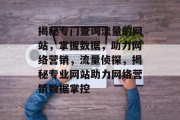 揭秘专门查询流量的网站，掌握数据，助力网络营销，流量侦探，揭秘专业网站助力网络营销数据掌控
