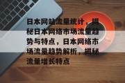 日本网站流量统计，揭秘日本网络市场流量趋势与特点，日本网络市场流量趋势解析，揭秘流量增长特点