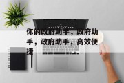 你的政府助手，政府助手，政府助手，高效便捷