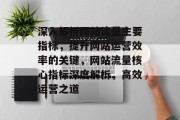 深入解析网站流量主要指标，提升网站运营效率的关键，网站流量核心指标深度解析，高效运营之道