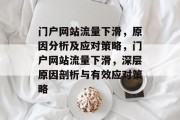 门户网站流量下滑，原因分析及应对策略，门户网站流量下滑，深层原因剖析与有效应对策略