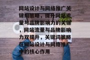 网站设计与网络推广关键词策略，提升网站流量与品牌影响力的关键，网站流量与品牌影响力双提升，关键词策略在网站设计与网络推广中的核心作用