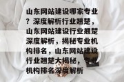 山东网站建设哪家专业？深度解析行业翘楚，山东网站建设行业翘楚深度解析，揭秘专业机构排名，山东网站建设行业翘楚大揭秘，专业机构排名深度解析