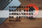 小说网站提升人流量的策略和方法,掌握提升小说网站人气的方法与策略,从用户行为分析到SEO优化 小说网站提升人流量的策略和方法,掌握提升小说网站人气的方法与策略,从用户行为分析到SEO优化