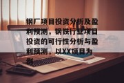 钢厂项目投资分析及盈利预测,钢铁行业项目投资的可行性分析与盈利预测,以XX项目为例 钢厂项目投资分析及盈利预测,钢铁行业项目投资的可行性分析与盈利预测,以XX项目为例