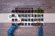 揭秘网站流量被恶意刷屏，如何应对流量劫持危机，网站流量劫持揭秘，破解恶意刷屏困境