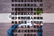 在现代社会中,健康饮食和适量运动是保持身体健康的重要途径。对于想要通过减重来实现财富积累的人们来说,减少食物的摄入并增加身体活动是一个可行的方法。以下是一些关于如何通过减重赚取钱的方式。,金钱收益,减肥赚取财富的秘诀