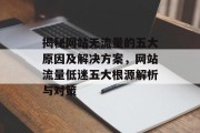 揭秘网站无流量的五大原因及解决方案，网站流量低迷五大根源解析与对策