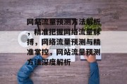 网站流量预测方法解析，精准把握网络流量脉搏，网络流量预测与精准掌控，网站流量预测方法深度解析