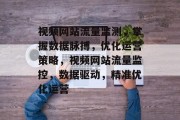 视频网站流量监测，掌握数据脉搏，优化运营策略，视频网站流量监控，数据驱动，精准优化运营