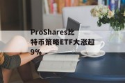 ProShares比特币策略ETF大涨超9% ProShares比特币策略ETF大涨超9%