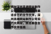 揭秘深圳高端网站制作公司排名，如何选择最适合您的合作伙伴，深圳高端网站制作公司实力大揭秘，挑选最佳合作伙伴指南