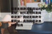 探索无限跑流量网站的奥秘，如何高效利用网络资源？揭秘无限跑流量网站，高效网络资源利用指南