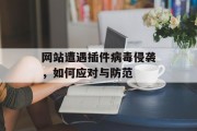 网站遭遇插件病毒侵袭,如何应对与防范 网站遭遇插件病毒侵袭,如何应对与防范