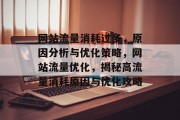 网站流量消耗过多，原因分析与优化策略，网站流量优化，揭秘高流量消耗原因与优化攻略