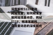 深度解析5118查询网站流量，如何精准掌握网站流量动态，揭秘5118，精准掌握网站流量动态的深度解析