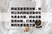 网站流量变现攻略，如何让你的网站流量转化为真金白银，网站流量变现秘籍，打造真金白银的流量变现之道