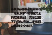 手机访问网站流量监视，隐私保护与网络安全的双重挑战，流量监控下的隐私守护，手机网站访问安全难题
