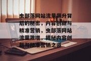虫部落网站流量飙升背后的秘密，内容创新与精准营销，虫部落网站流量激增，揭秘内容创新与精准营销之道