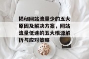 揭秘网站流量少的五大原因及解决方案，网站流量低迷的五大根源解析与应对策略