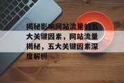 揭秘影响网站流量的五大关键因素，网站流量揭秘，五大关键因素深度解析