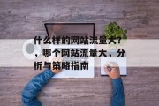 什么样的网站流量大?,哪个网站流量大,分析与策略指南 什么样的网站流量大?,哪个网站流量大,分析与策略指南