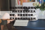网站如何根据流量赚钱，揭秘流量变现的五大策略，流量变现攻略，五大策略揭秘网站盈利之道