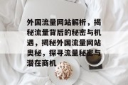 外国流量网站解析，揭秘流量背后的秘密与机遇，揭秘外国流量网站奥秘，探寻流量秘密与潜在商机