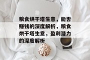 粮食烘干塔生意，能否赚钱的深度解析，粮食烘干塔生意，盈利潜力的深度解析