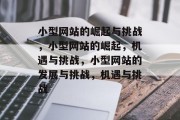小型网站的崛起与挑战，小型网站的崛起，机遇与挑战，小型网站的发展与挑战，机遇与挑战