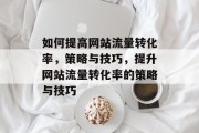 如何提高网站流量转化率，策略与技巧，提升网站流量转化率的策略与技巧