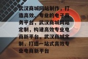 武汉商城网站制作，打造高效、专业的电子商务平台，武汉商城网站定制，构建高效专业电商新平台，武汉商城定制，打造一站式高效专业电商新平台