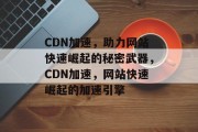 CDN加速，助力网站快速崛起的秘密武器，CDN加速，网站快速崛起的加速引擎