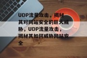 UDP流量攻击，揭秘其对网站安全的巨大威胁，UDP流量攻击，揭秘其如何威胁网站安全