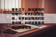 寒冬之下,副业赚钱的攻略——冬天的副业指南,冬季副业赚钱的实用攻略,如何利用寒流进行财富增值 寒冬之下,副业赚钱的攻略——冬天的副业指南,冬季副业赚钱的实用攻略,如何利用寒流进行财富增值
