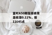 富时A50期指连续夜盘收涨0.11%,报11645点 富时A50期指连续夜盘收涨0.11%,报11645点