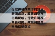 行政许可改革下的热点新闻盘点，政策调整与市场反响，行政许可改革新动向，政策调整与市场反响盘点
