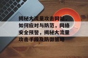 揭秘大流量攻击网站，如何应对与防范，网络安全预警，揭秘大流量攻击手段及防御策略