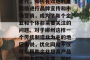 郴州作为湖南省的一个重要城市，其互联网发展水平也得到了显著的提升。然而，在数字化时代，如何有效地利用网络进行品牌宣传和市场营销，成为了每个企业和个体都需要关注的问题。对于郴州这样一个传统制造业为主的地区来说，优化网站不仅可以帮助企业提高产品和服务的知名度，同时也有助于推动当地经济的发展。，郴州，运用互联网提高品牌影响力与市场推广