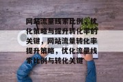 网站流量线索比例，优化策略与提升转化率的关键，网站流量转化率提升策略，优化流量线索比例与转化关键