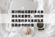 探讨网站流量的多元来源及其重要性，详析网络流量的多元来源及其在商业中的价值