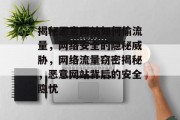 揭秘恶意网站如何偷流量，网络安全的隐秘威胁，网络流量窃密揭秘，恶意网站背后的安全隐忧
