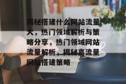 揭秘搭建什么网站流量大，热门领域解析与策略分享，热门领域网站流量解析，揭秘高流量网站搭建策略
