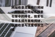 网站收录流量排行揭秘，如何提升网站在搜索引擎中的排名，搜索引擎排名提升策略揭秘，网站收录与流量增长之道