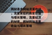 揭秘各大网站流量收益，流量背后的商业价值与增长策略，流量经济的秘密，揭秘网站流量收益与增长策略
