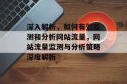 深入解析，如何有效监测和分析网站流量，网站流量监测与分析策略深度解析
