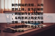 制作网站的流程，从构思到上线，全方位解析，网站制作全流程解析，从构思到上线全方位攻略，网站制作全攻略，从构思到上线全方位流程解析
