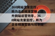 360网站流量监控，助力企业精准营销，提升网站运营效率，360网站流量监控，助力企业精准营销与效率提升